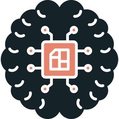 Büyük teknoloji için vektör modern simge