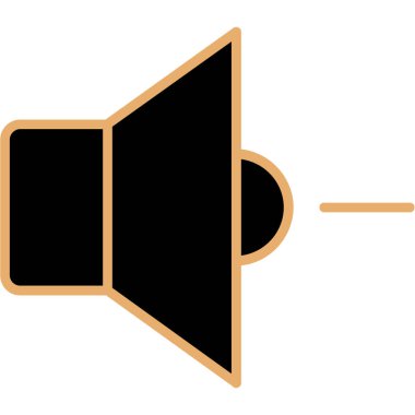 Megafon simgesi, vektör illüstrasyon tasarımı