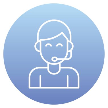 İnsan simgesinin vektör illüstrasyonu