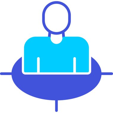 Düz biçimli konferans konferans simgesi