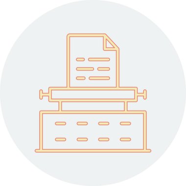 Modern eğitim ikonunun vektör illüstrasyonu