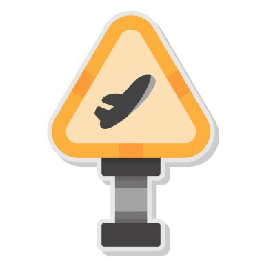 Çizgi film tarzında beyaz arkaplanda izole edilmiş trafik ışığı simgesi. taşıma sembolü