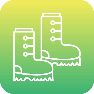 Çizmeler simgesi, anahat stili