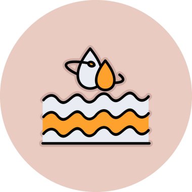 Balık simgesinin vektör illüstrasyonu