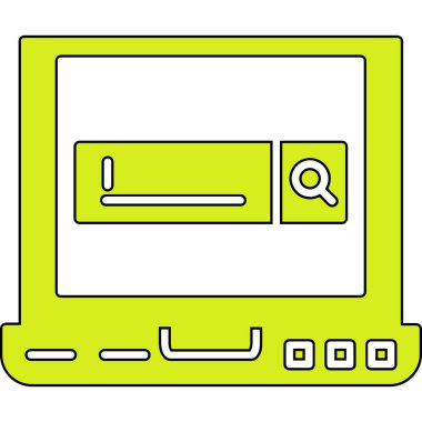 bilgisayar ekranı vektör simgesi