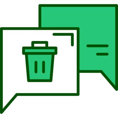 Geri dönüşüm simgesi. Geri dönüşüm simgesi vektör resimlemesi.