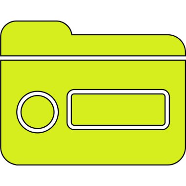 kamera simgesi vektör illüstrasyonu