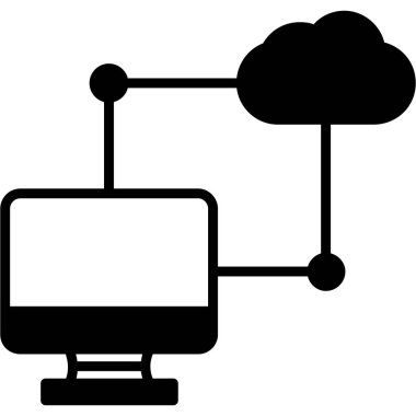 Bulut hesaplama. Web simgesi