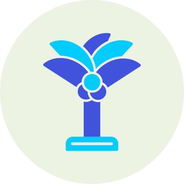 Bitki. Web simgesi basit illüstrasyon