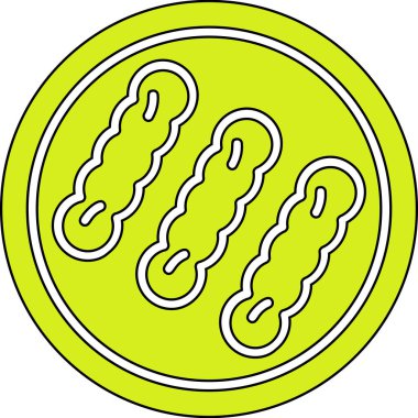 Sosis. Web simgesi basit illüstrasyon