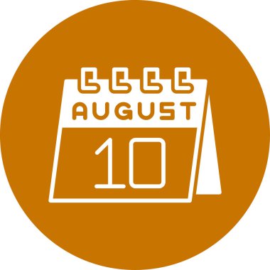 Ağustos 19 takvim günü simgesi