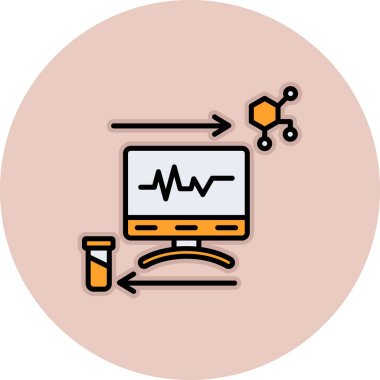 seo modern simgesinin vektör illüstrasyonu