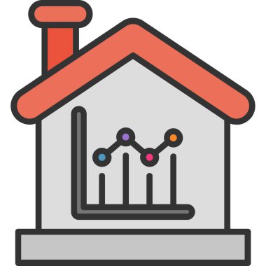 House vektör satırı simgesi