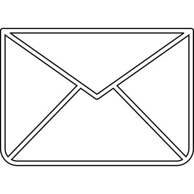 Beyaz arkaplanda bir harfin vektör illüstrasyonu