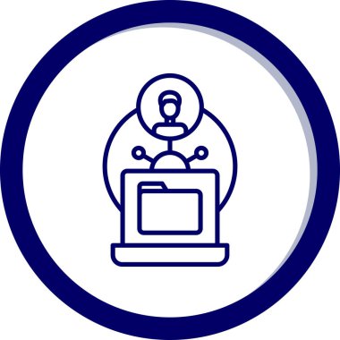 seo modern simgesinin vektör illüstrasyonu