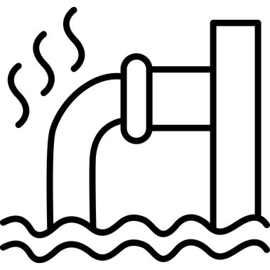 su borusu simgesi, özet tasarımı
