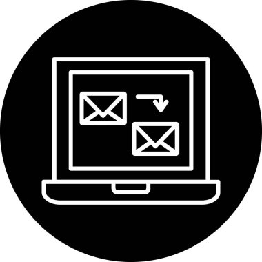 e- posta simgesi vektör illüstrasyonu