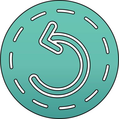 top topu buz simgesi renk çizgisi vektörü