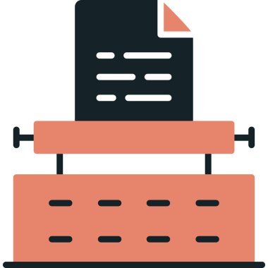 Taşıyıcı vektör simgesi modern basit illüstrasyon