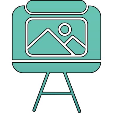 vektör kamp çadırı ico