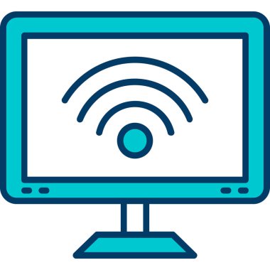 bilgisayar izleyici vektör simgesi