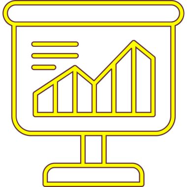 bar çizelgesi simgesi, vektör illüstrasyonu