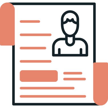 İş. Web simgesi basit illüstrasyon