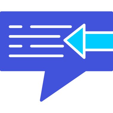 Konuşma balonu. Basit resimleme