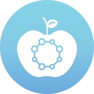 meyve ikonu vektör illüstrasyonu