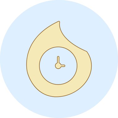 Tek bir izole kahve ikonunun vektör çizimi