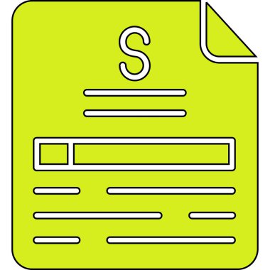 dosya biçimi simgesi, vektör illüstrasyonu