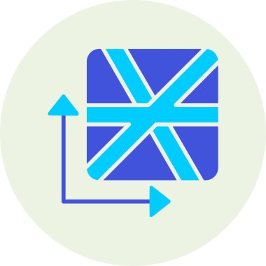 Beyaz arkaplanda izole edilmiş basit bir ok simgesi.