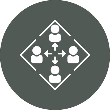 İnsan simgesinin vektör illüstrasyonu