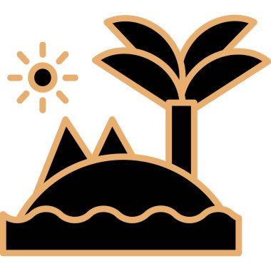 bitki simgesi vektör illüstrasyonu