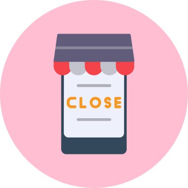 Alışveriş. Web simgesi basit illüstrasyon