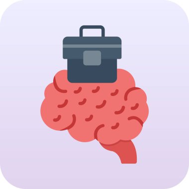 Beyin vektör simgesine sahip beyin