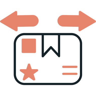 Çizgi film simgesinin vektör çizimi