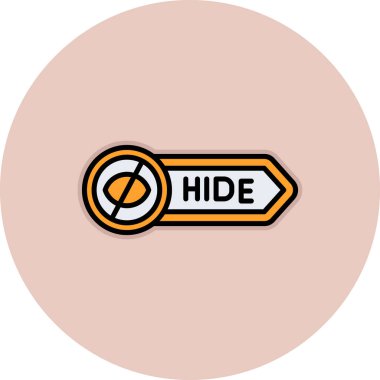 Beyaz arkaplanda maskesi olan düz stil bir yapıştırmanın vektör simgesi