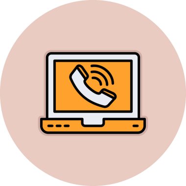 Telefon var. Basit resimleme