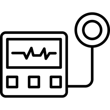 veri analiz çizgisi vektör simgesi