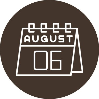 Takvim simgesi için vektör illüstrasyonu