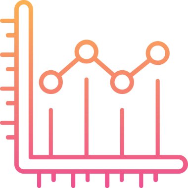 grafik ikonu vektör illüstrasyonu