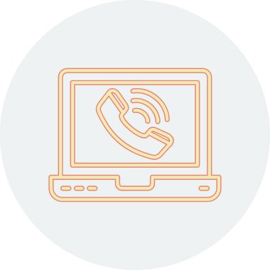 Telefon Araması Simgesi Vektörü
