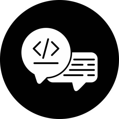 konuşma kabarcığı vektör çizimi