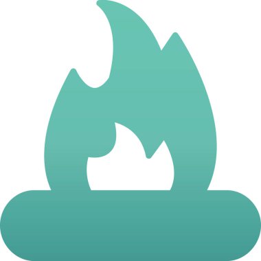 Ateşle. Web simgesi vektör illüstrasyonu