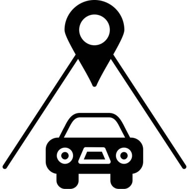 konum. Web simgesi basit illüstrasyon