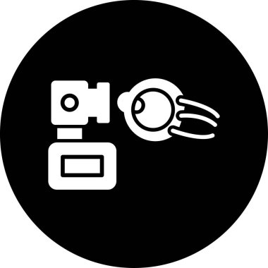 kamera simgesi vektör illüstrasyonu