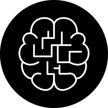 Projeniz için vektör beyin simgesi