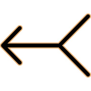 ok simgesi vektör illüstrasyonu