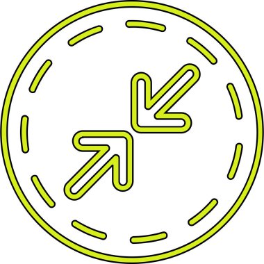 Çizgi film simgesinin vektör çizimi